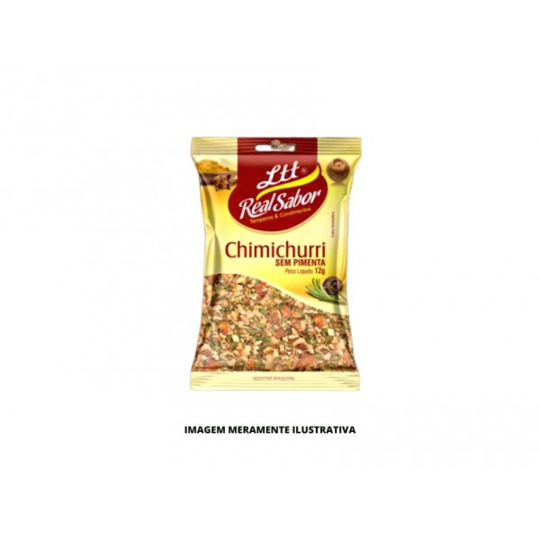 TEMPERO - REAL SABOR - 12g - CHIMICHURI SEM PIMENTA - CX50